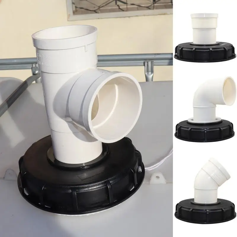 IBC Tank Lid Filter IBC Tote Fittings Set 4590 Elbow IBC Bag Accessories IBC Tote Fittings For Indoor Water Tote IBC cap filter