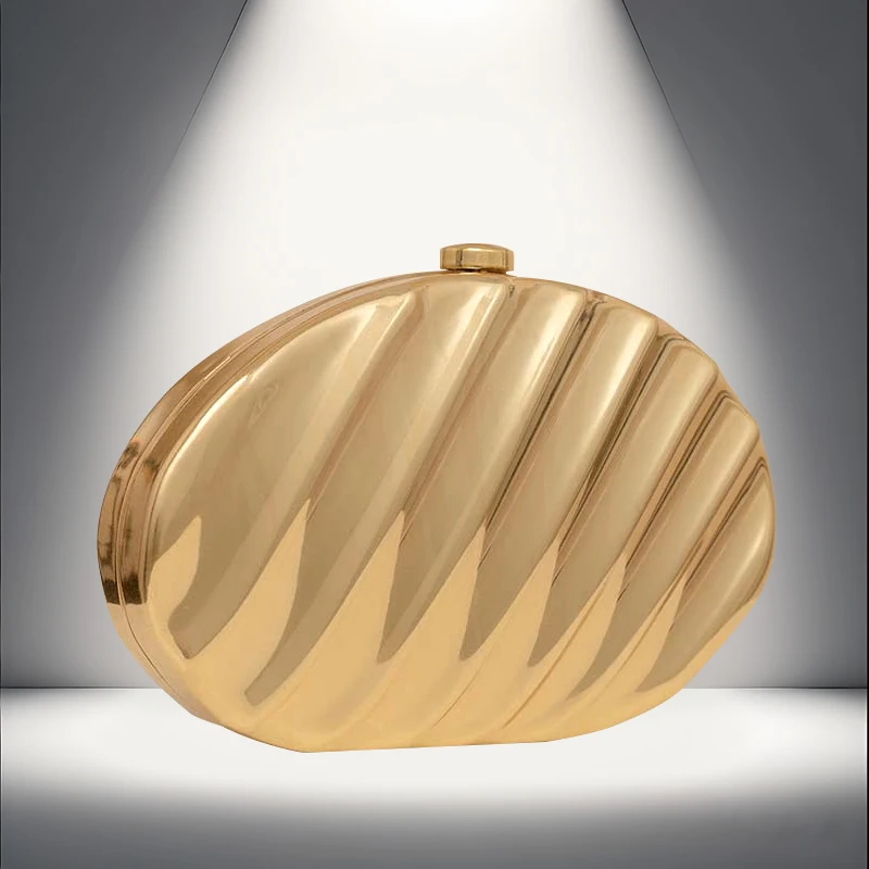 

Fashionable shiny gold acrylic box bag, women's banquet bag, wedding party banquet handbag, one shoulder diagonal cross bag