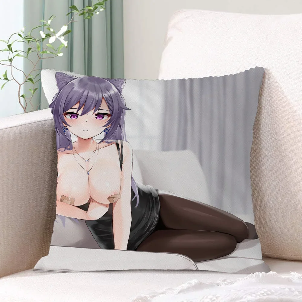 

Personalized Gifts Genshin Impact Home and Decoration Decorative Pillowcase Pillow Covers Decorative Sofa Cushions Cover Cushion
