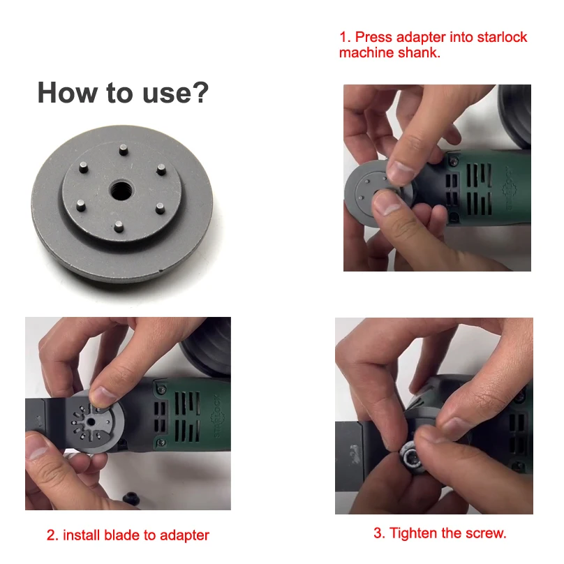 Ocillating Shank Adapter For All Kinds of Multimaster Power Tools Multi Saw Blades Adapter Star Lock Machines To OIS Replaced