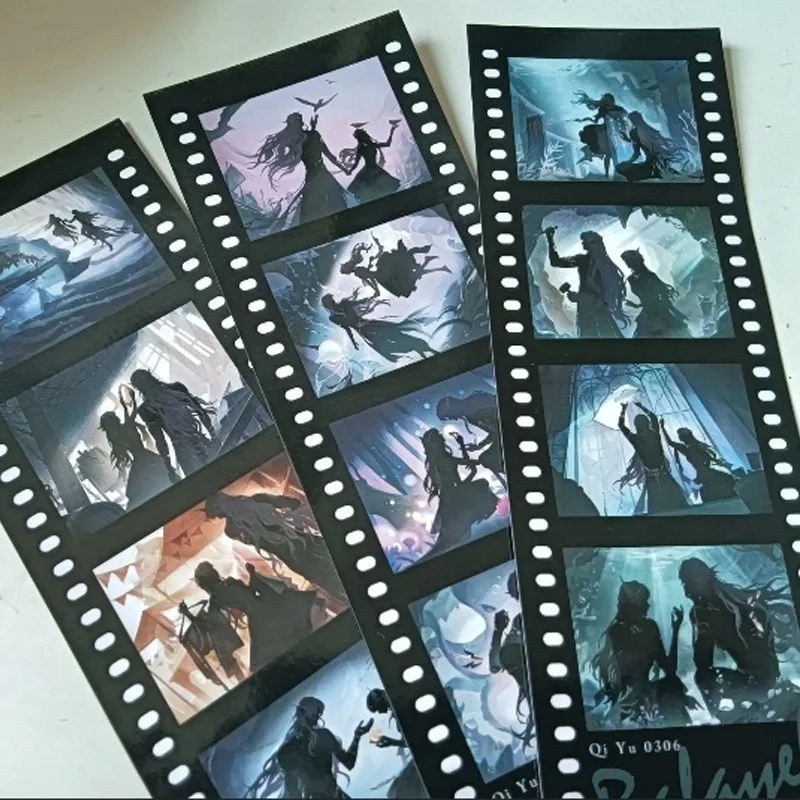 3Pcs/Set Cartoon Love and Deepspace Ticket Double-Sided Bookmark Rafayel MO Qi Yu Forgotten City Quest Series Greeting Card Gift