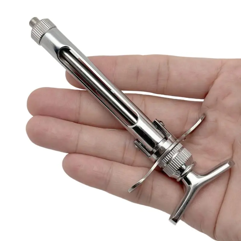 Seringue dentaire en acier inoxydable, outil d'injection contrôlée de 2.2ML pour le traitement buccal et l'anesthésie endodontique