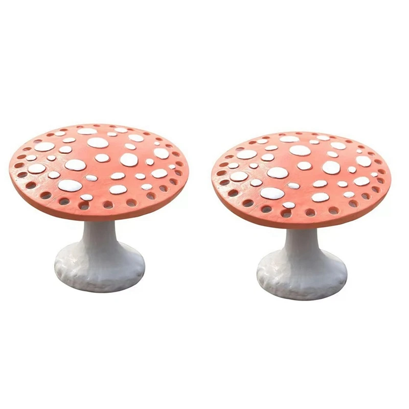 Mushroom Earring Stand Jewelry Storage Rack Display Stand PinkJAS