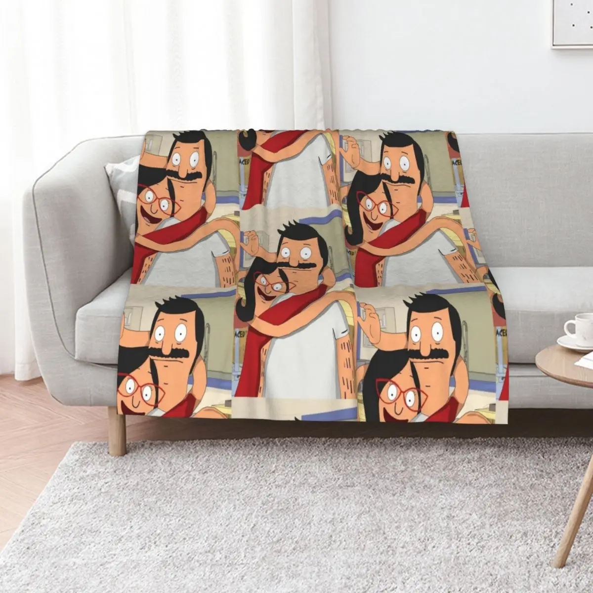 bobs twisted arms Throw Blanket Soft Plush Plaid Soft Vintage Giant Sofa Baby Winter beds Blankets