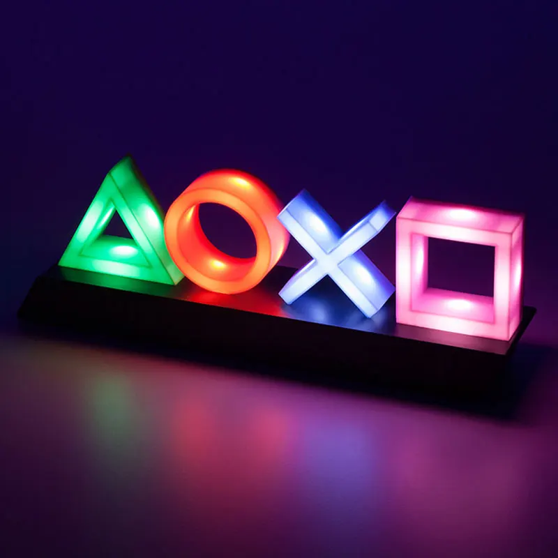 Game Icon Light Colorful Night Desk Lamp Commercial Mood Flash Atmosphere Neon Dimmable Bar Club KTV Wall Decoration