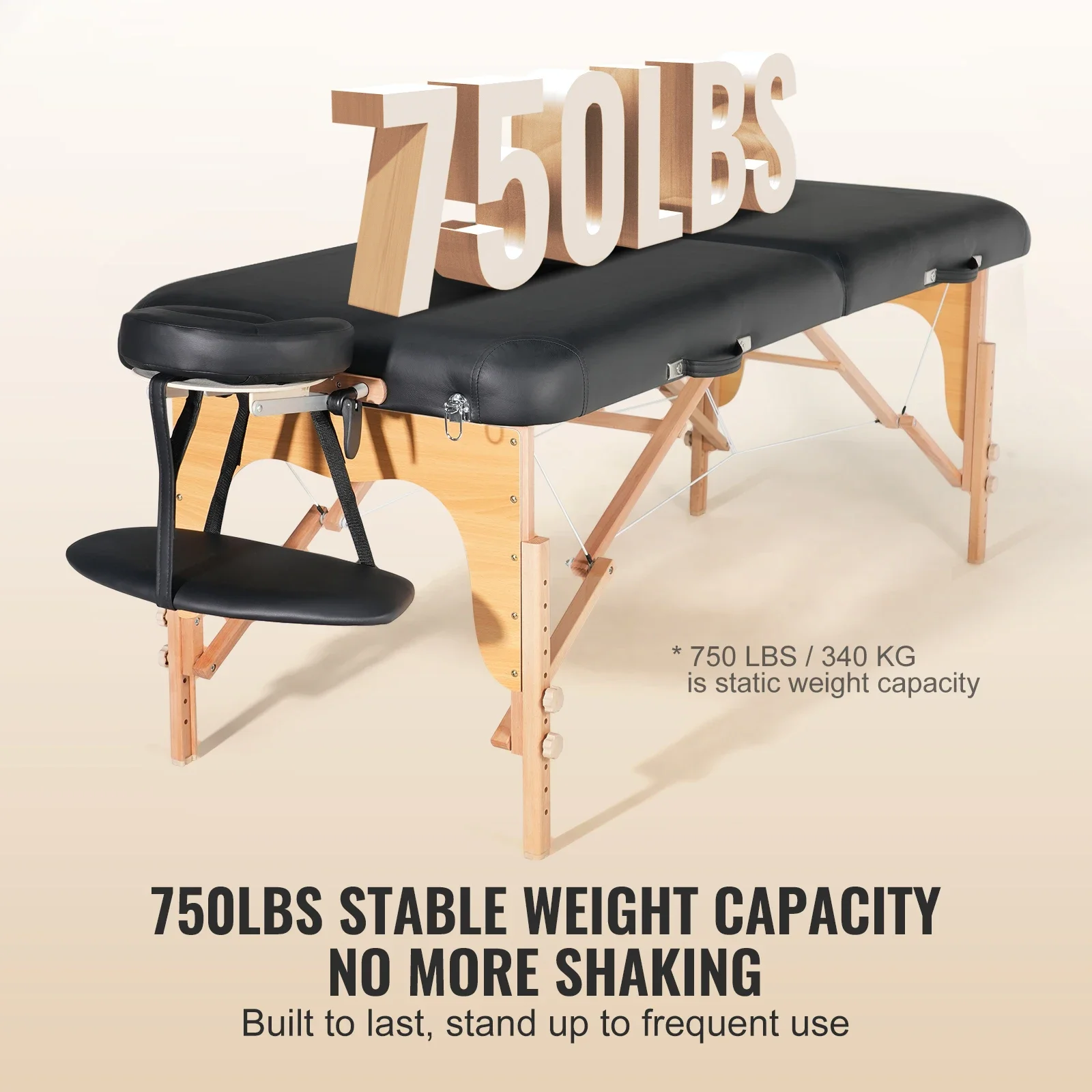 SucceBuy Professional Wide Massage Table 30