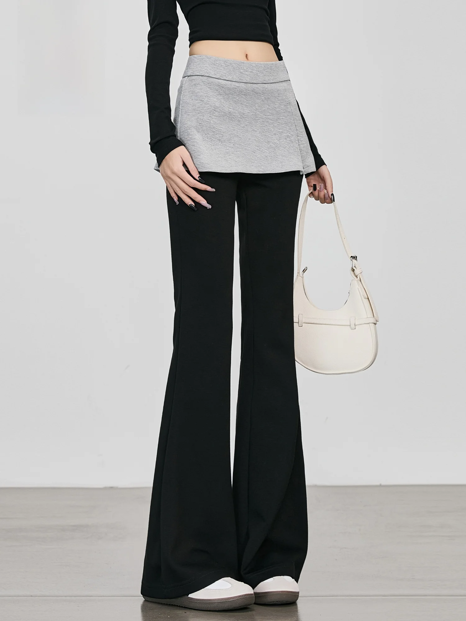 الأمريكية Sle منخفضة الخصر جرس بوت سراويل تقليدية المرأة مثير شيك اليوغا السراويل Bla مايكرو متوهج بنطلون بواسطة itCHOCOOLATE