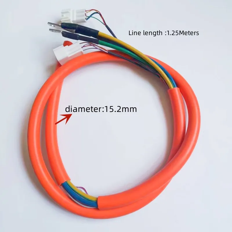 1.25 Meters 10mm² Electric Bicycle High Power Motor Wire Motor Cable for High Speed Motor Electric Bicycle Accessories