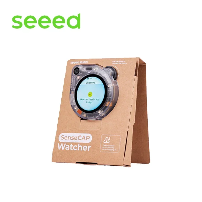 SenseCAP Watcher for XiaoZhi,Voice Control,Emotional communication,MCP ESP32-S3 Multilingual Support.Featuring VisualRecognition