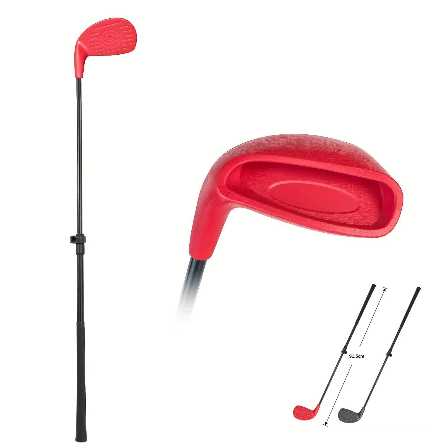 

Golf Club with Oversize Club Head to Play Backyard Golf Game Outdoor Hit Plastic Or Foam Golf Balls in Grass, Parks, Yards Pink