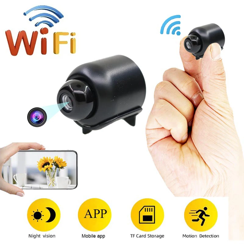 X5 Mini Camera 720P WiFi IP Wireless Video Recorder Security Protection Camera Smart Home Monitoring Camera For Infants And Pets