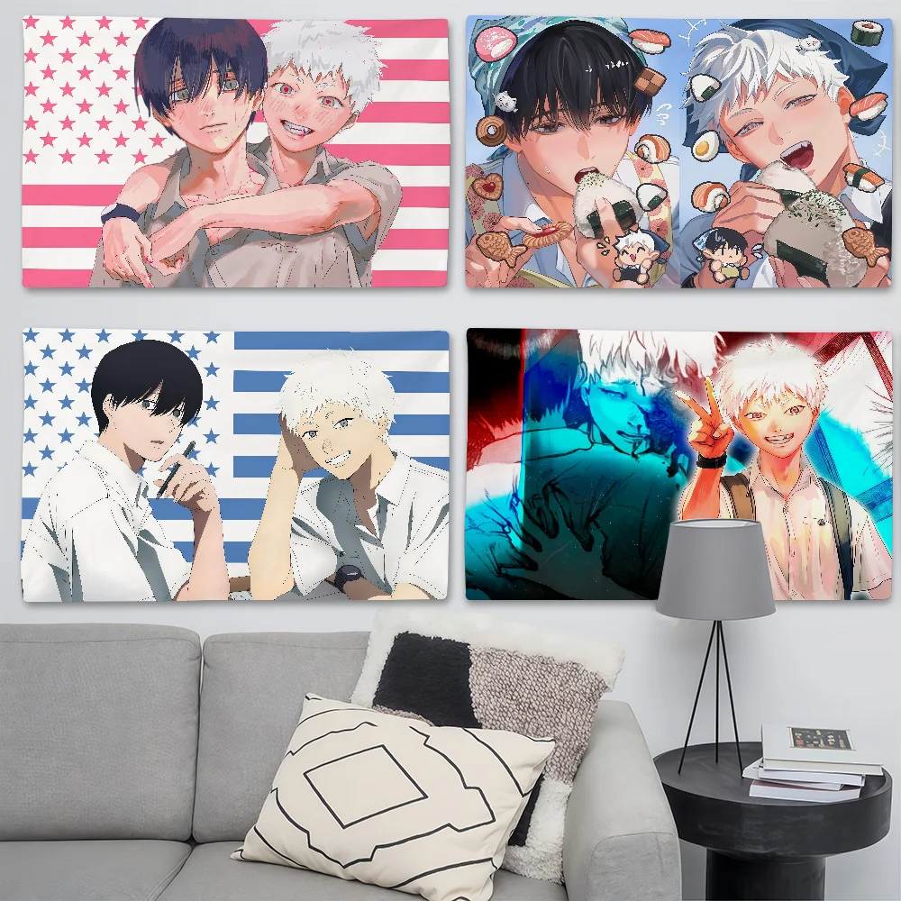 Die S-summer H-Hikaru Died Anime-Flagge eignet sich für Geburtstagsfeiern, Wohnzimmer, Schlafzimmer und Outdoor-Camping-Dekorationen