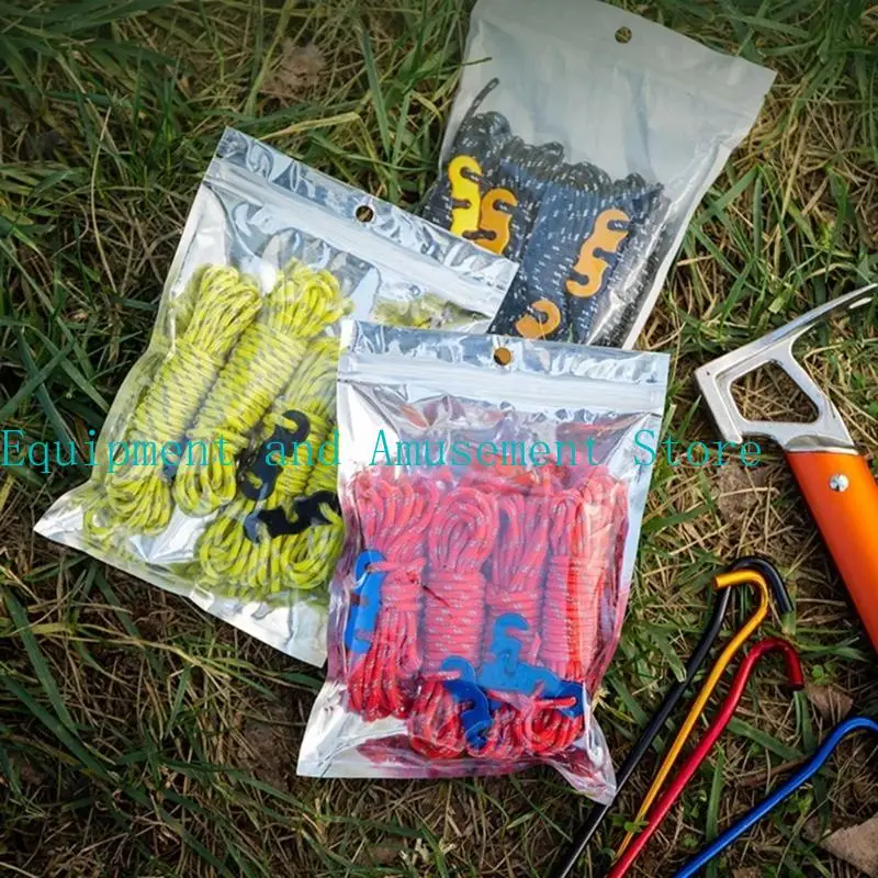 

Y1UC Reflective Guy Line Tent Guide Rope for Awning Camping Reflective Tent Guy Rope