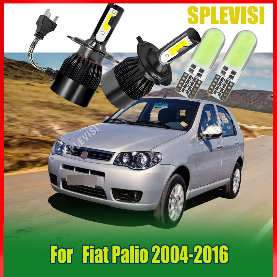 H4 9003 LED 60W Headlamp White - Perfect for Off-Road & Street Use For Fiat Palio 2004 2005 2006 2007 2008 2009 2010 2011-2016