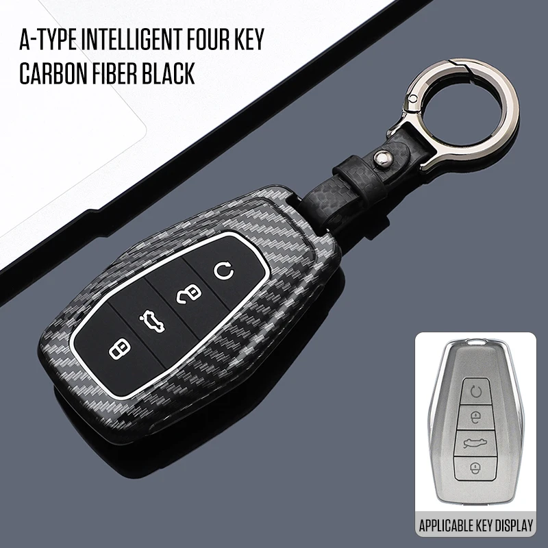 

3/4 buttons ABS Plastic car key case cover shell for Renault Grand Koleos Geely Coolray X6 Emgrand 2024 2025 Accessories