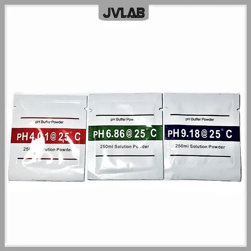 PH Substances Buffer Powder For PH Meter Measure Calibration Solution PH 4.00 / PH 6.86 / PH 9.18 Calibration Point 30 / PK