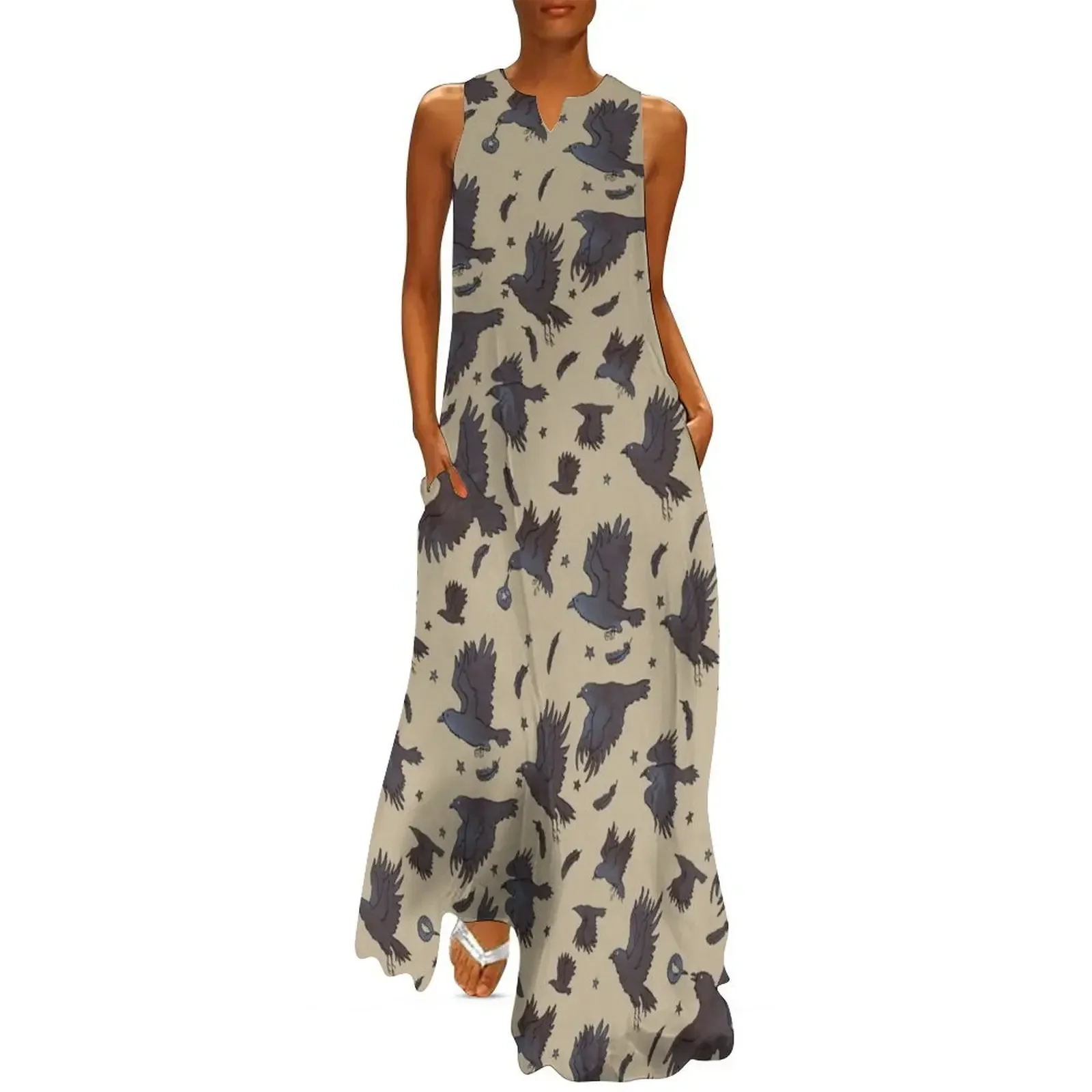 

Flight of Ravens Long Dress women evening dress cute dress prom dresses 2025 elegant evening dresses for women 2025