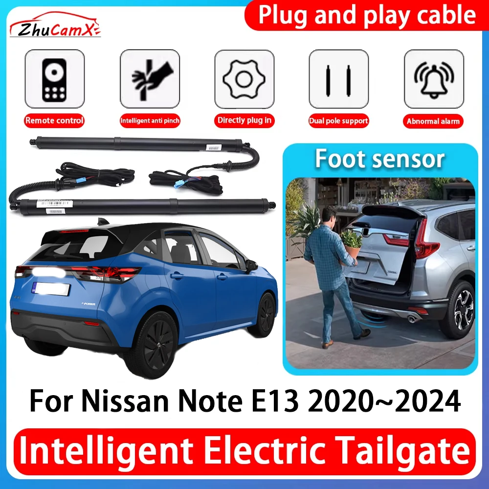 ZhuCamXรถTrunkไฟฟ้าดูดTailgateอัจฉริยะTail Gate Lift StrutสําหรับNissan Note E13 2020 ~ 2024