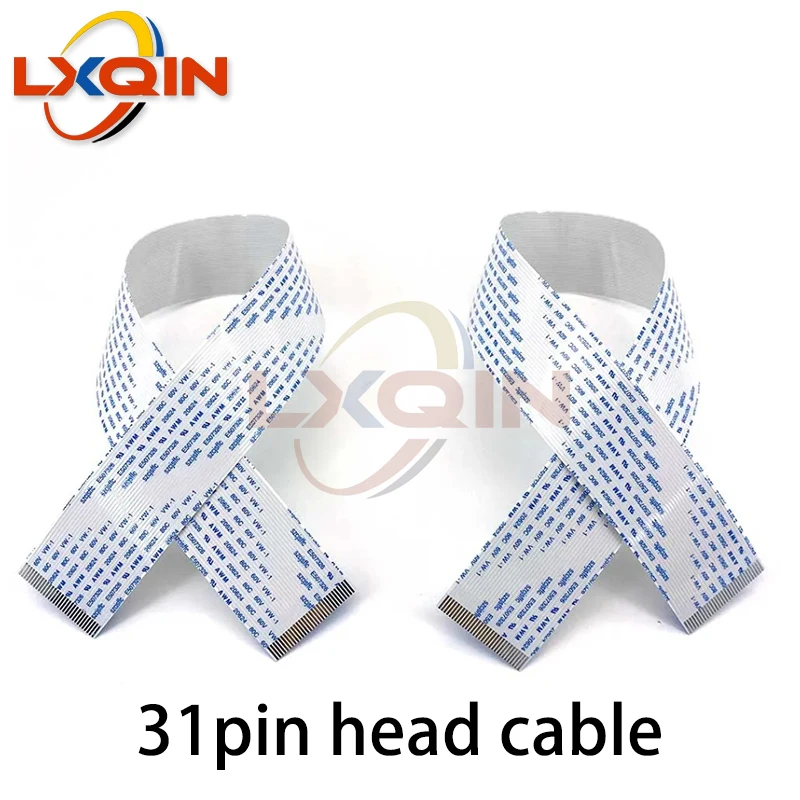 LXQIN 10pcs dx5 head cable 31pin for Epson Dx5 print head FFC 31p flat data cable for Allwin Xuli Wit -color plotter