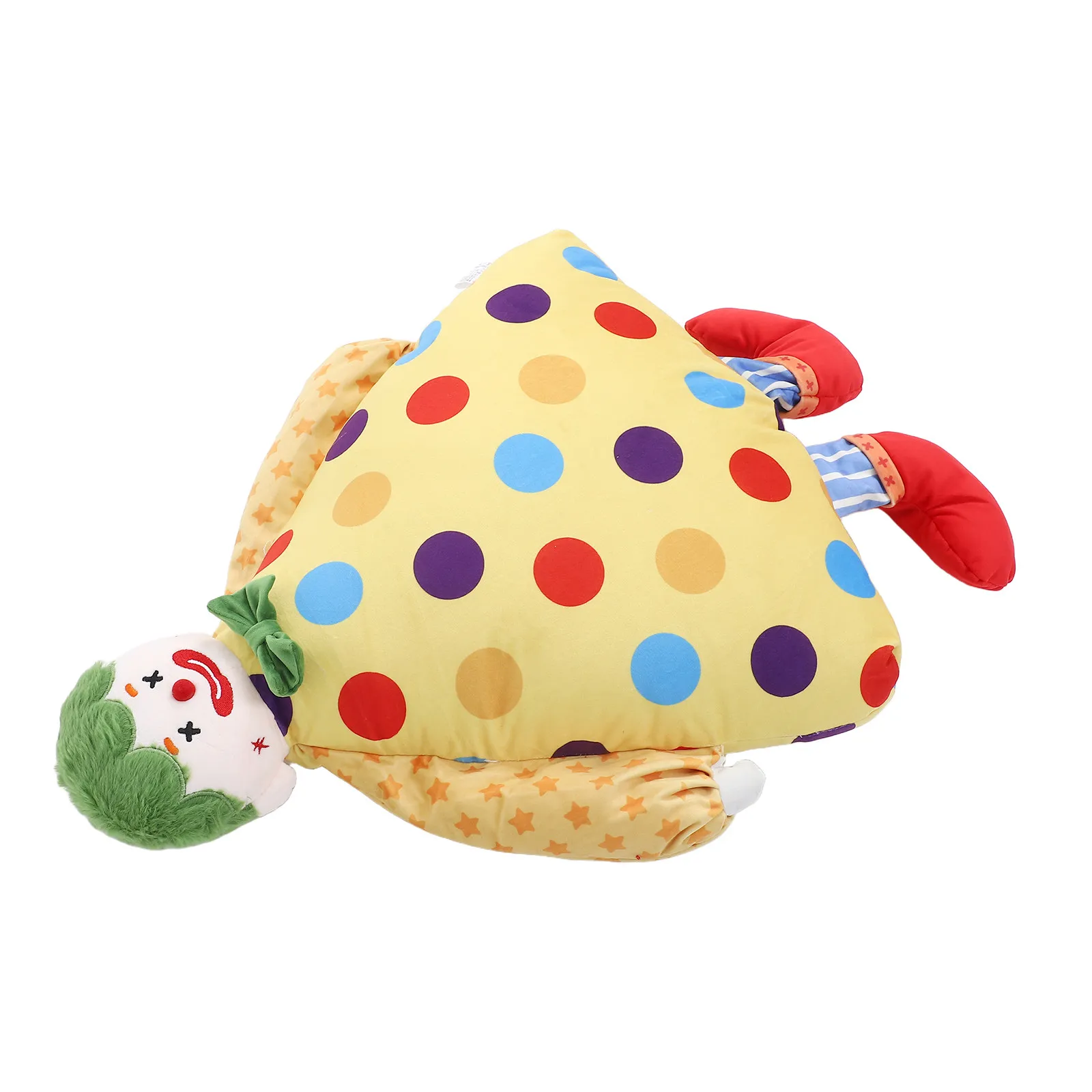 

Whimsical Clown Shaped Comfort Pillow for Sofa Bed Chair Kids Room Decor Vibrant Colorful Accent Cushion Creative Cartoon Home