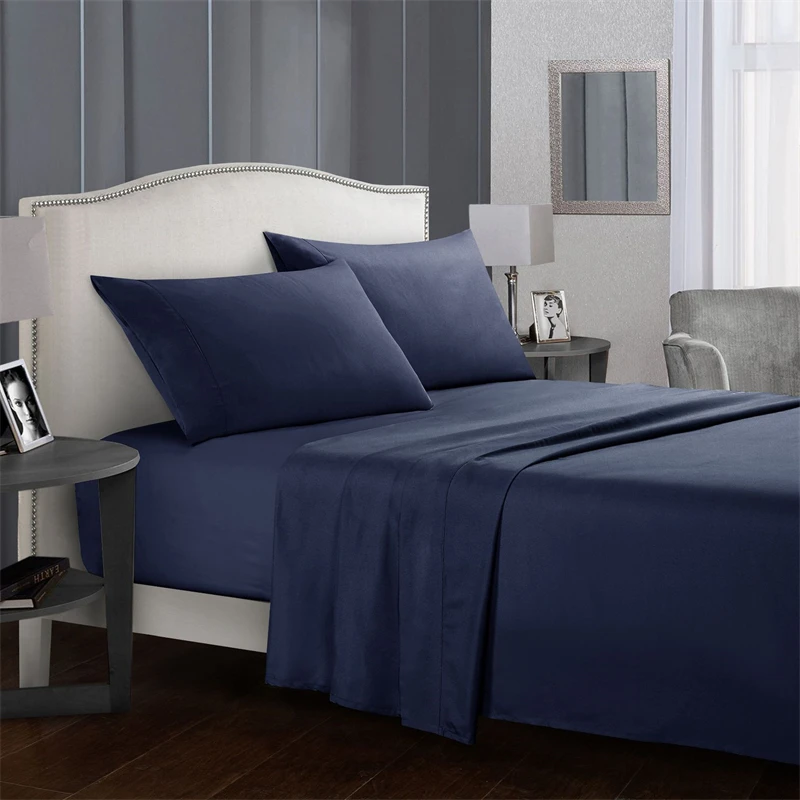 High-quality Simple King Size Bed Sheet Set Soft Comfortable Fitted Sheets Sets Queen Durable Bed Cover Mattress Protector Cover