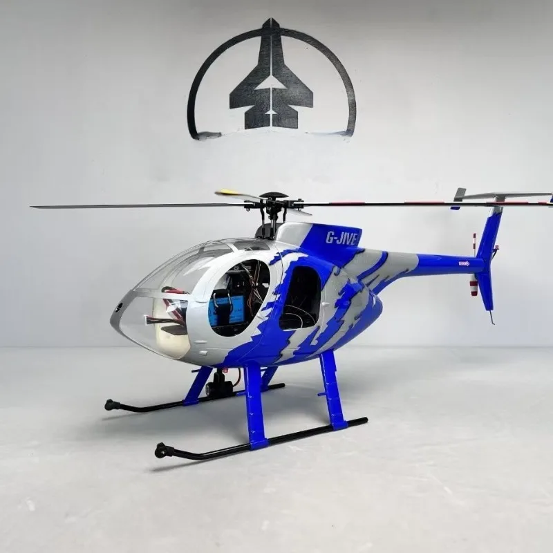 

Helicopter 470L MD500 simulated remote control armed helicopter, flight control GPS hover, return