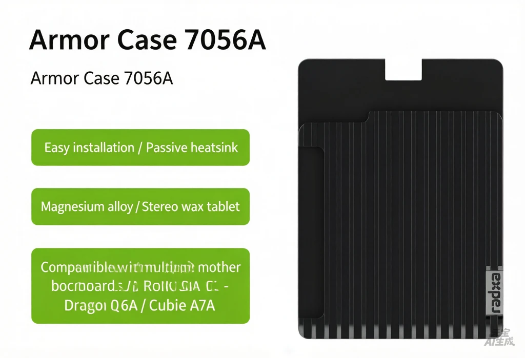 Resa Radxa Armor Case 7056A for Q6A/5C/5C +/5A/A7A