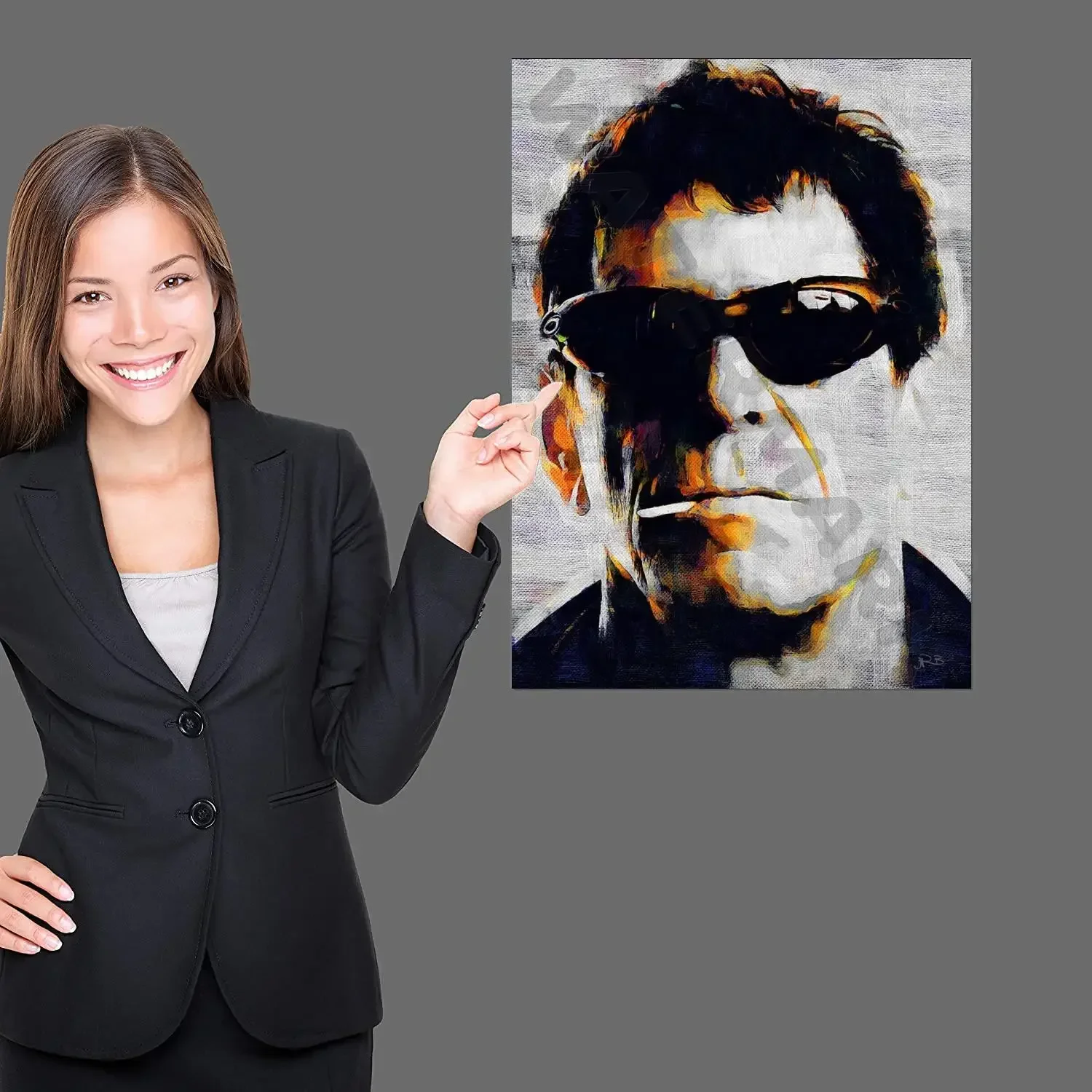 Lou Reed Singer Poster Canvas Art Poster and Wall Art Picture Print Modern Family bedroom Decor Posters