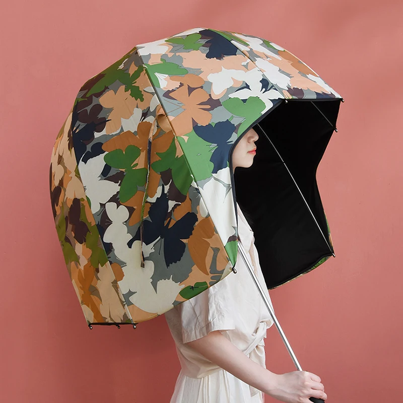 Creative Helmet Umbrella, High-end Umbrella, Sun Protection For Children, Outdoor Sun Protection, Sunny Umbrella, Photo Props