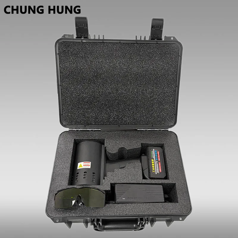 

Atomic ash putty car flaw detection UV lamp 365nm UV car paint detector portable handheld UV LED curing lamp 200W