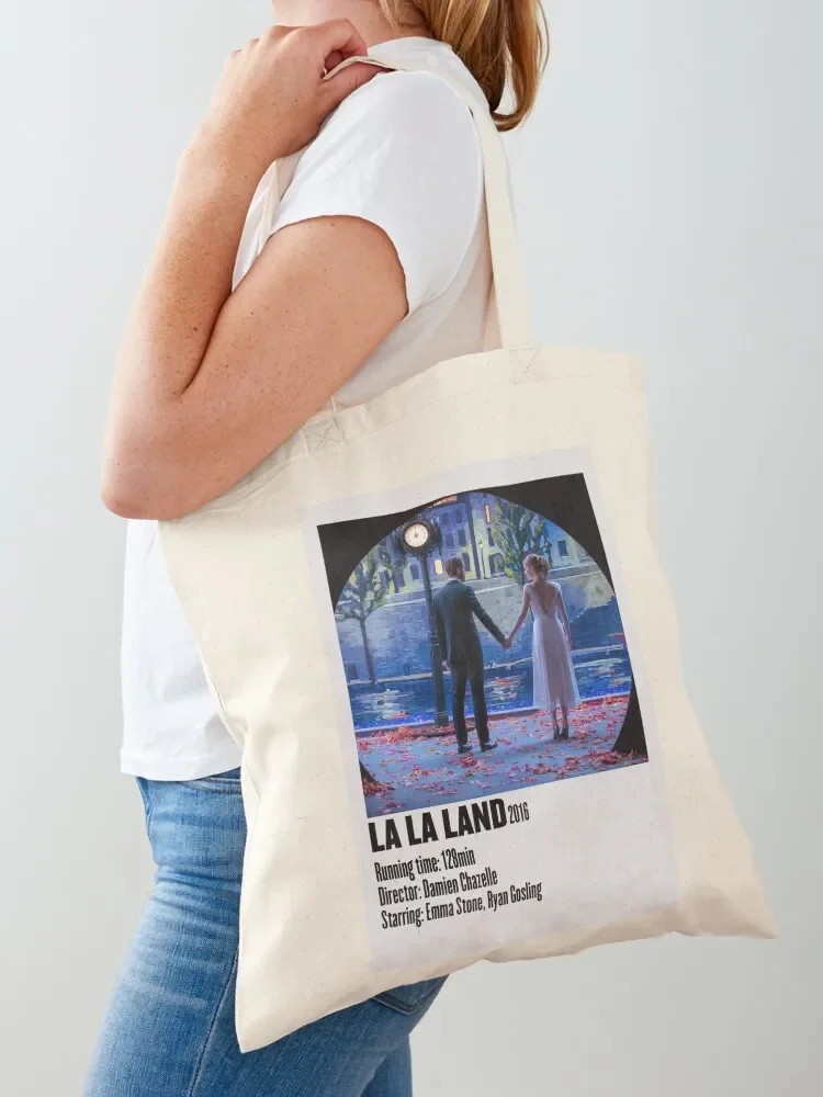 La la land poster Tote Bag Women's shopping bag Big bag Reusable bags