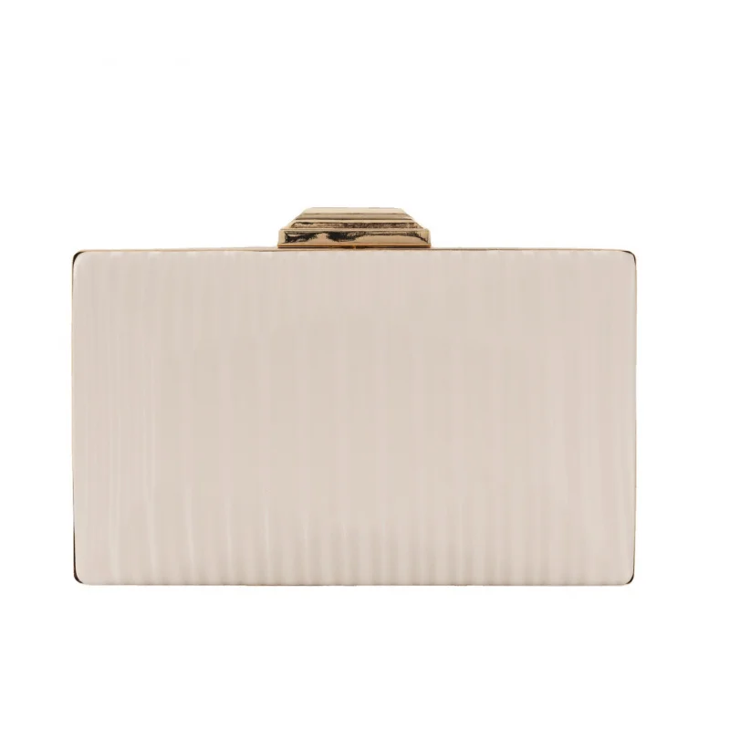 

Fashionable ladies' bags, PU three - dimensional evening bags, solid - color clutch bags, simple party bags