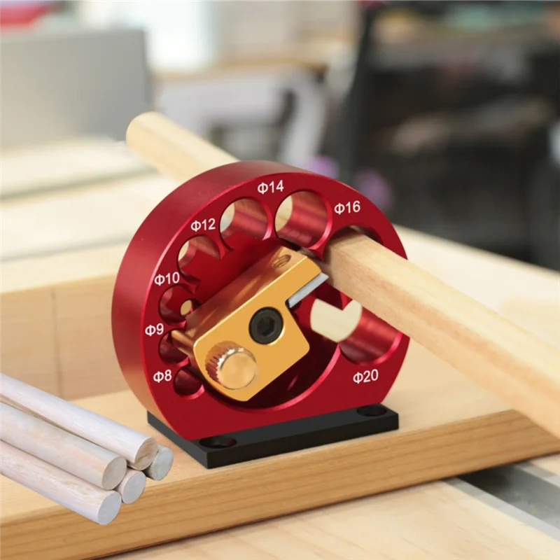 A26F-Einstellbare 8-Loch Dübel Maker Jig 8Mm-20Mm Hartmetall Elektrische Bohrer Fräsen Werkzeug Holzbearbeitung runde Stange Hilfs Ausrüstung