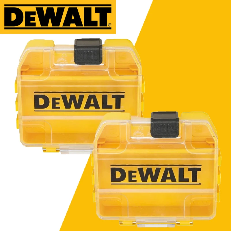 

DEWALT Small Parts Accessories Storage Box Authentic Original Drill Bit Box High Hardness Stackable Hard Shell 2PCS