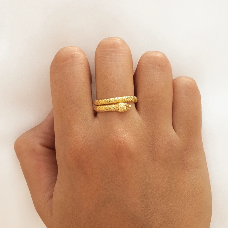 Bague Brodée en Or 24K pour Femme, Ajustable, Ouvert, Rock, Hip Hop, ix, Bijoux à la Mode, Cadeau