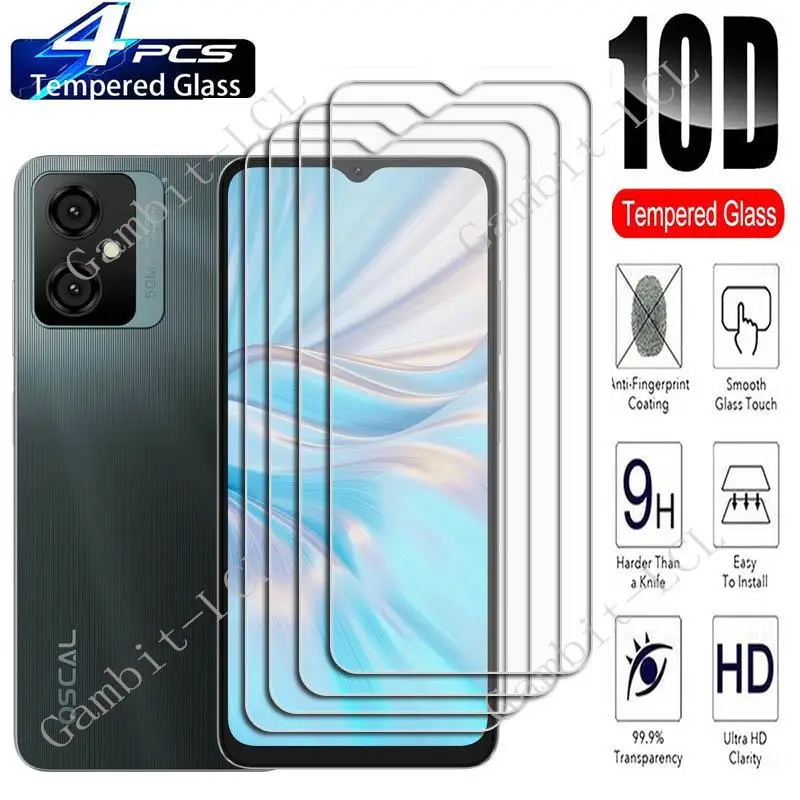 4PCS For Blackview Oscal C70  Screen Protective Tempered Glass On BlackviewOscalC70 OscalC70 6.6