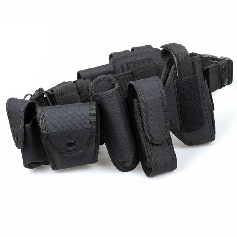Tactical Combat Belt, Duty Belt Storage Bag, Adjustable Military Safety Storage Bag, Hunting Belt