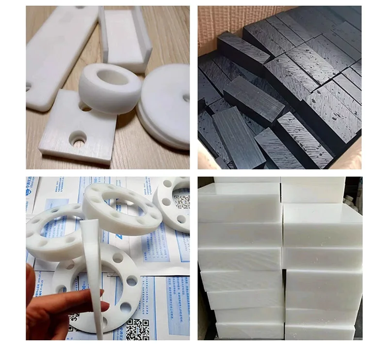 Imagem -06 - Folha de Plástico Rígido Pom para Gravação Cnc Espessura da Placa Placa de Polipropileno Material Faça Você Mesmo Branco e Preto Mm20 mm