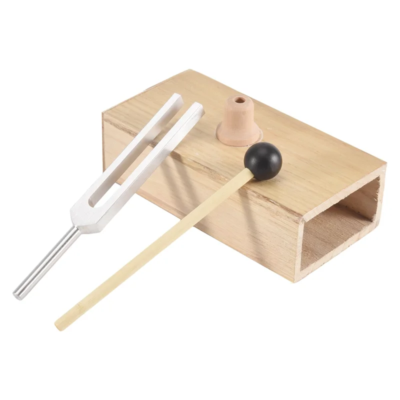 B48B-Per kit didattico per risonanza curativa sonora Diapason da 432 Hz con scatola e custodia