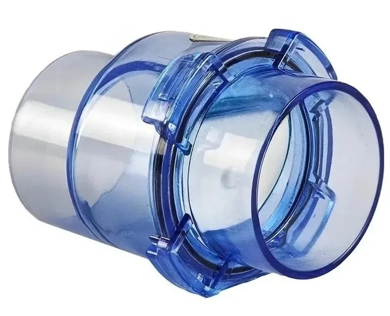 Drain pipe, anti-backflow movable valve, valve combination set, kitchen drain deodorizer, 50 mm movable transparent check valve