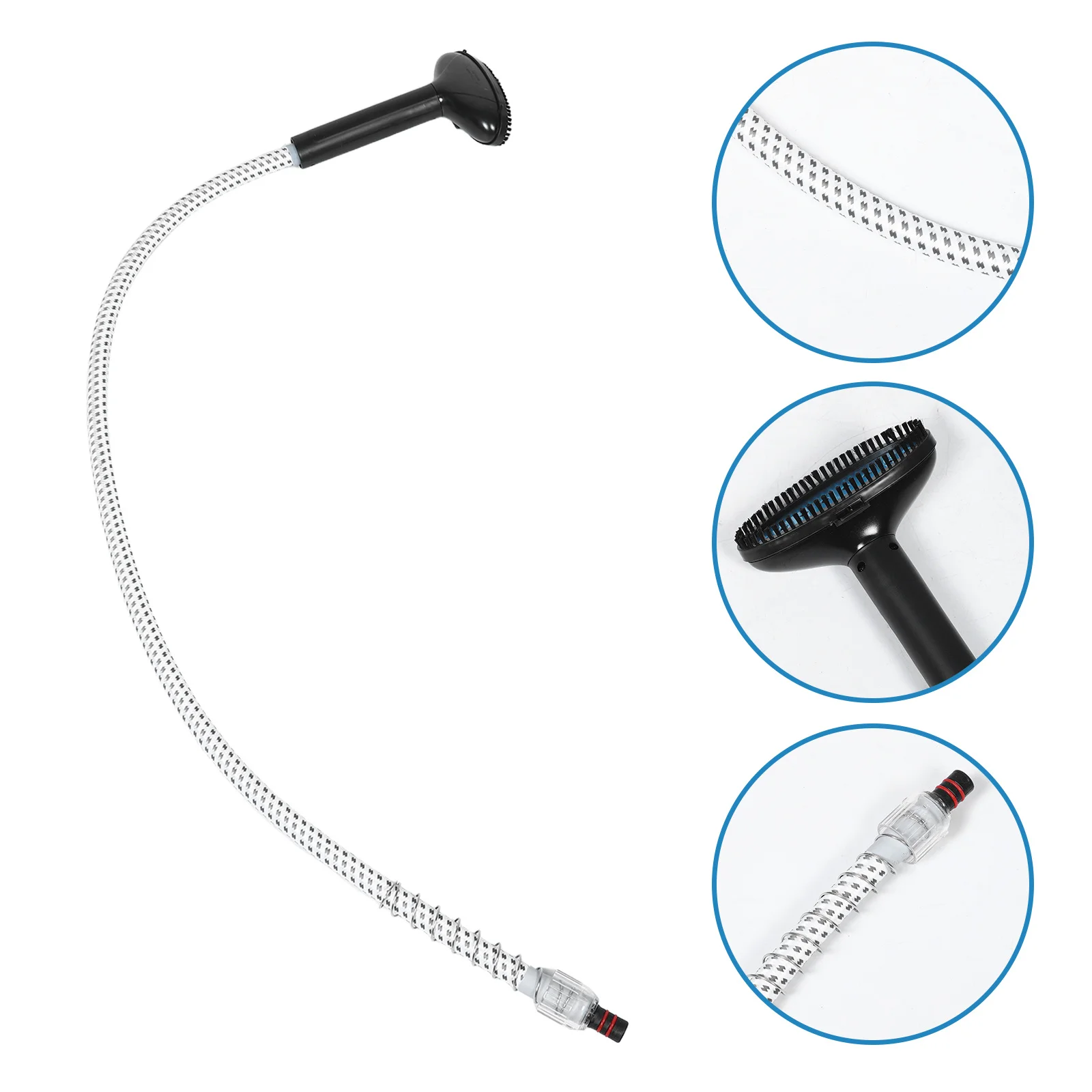 

Garment Steamer Accessories Universal Nozzle With Brush Replacement Steam Hose For Handheld Ironing Travel Use