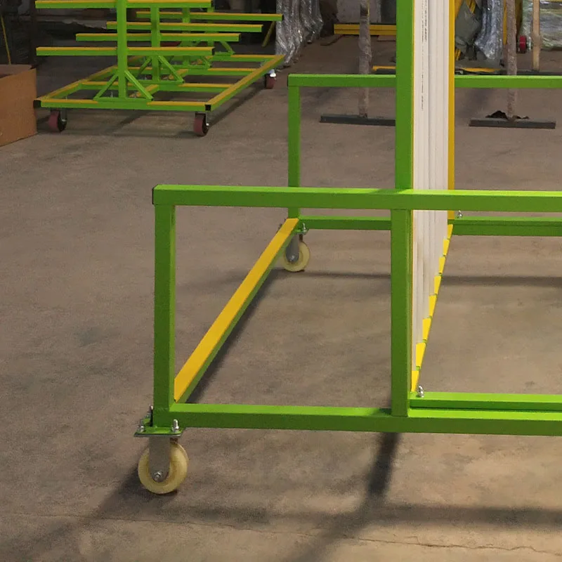 Factory Price 3m High Finished Door Leaf Storage Rack Sheet Metal Rack Movable Storage Rack