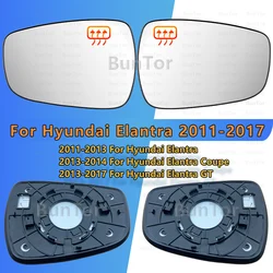 For Hyundai Elantra 2011 2012 2013 2014 2015 2016 2017 Left/Right Side Rearview Mirror Glass/87611/21-3X000/Car accessories
