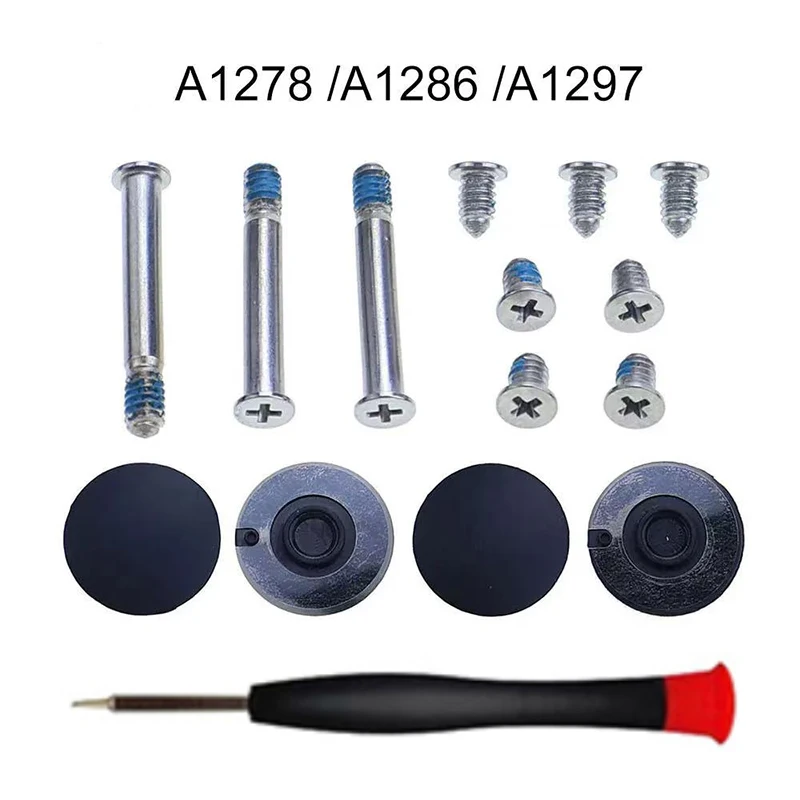 1Set Bottom Case Rubber Feet With Screws Screwdriver For Macbook Pro 13
