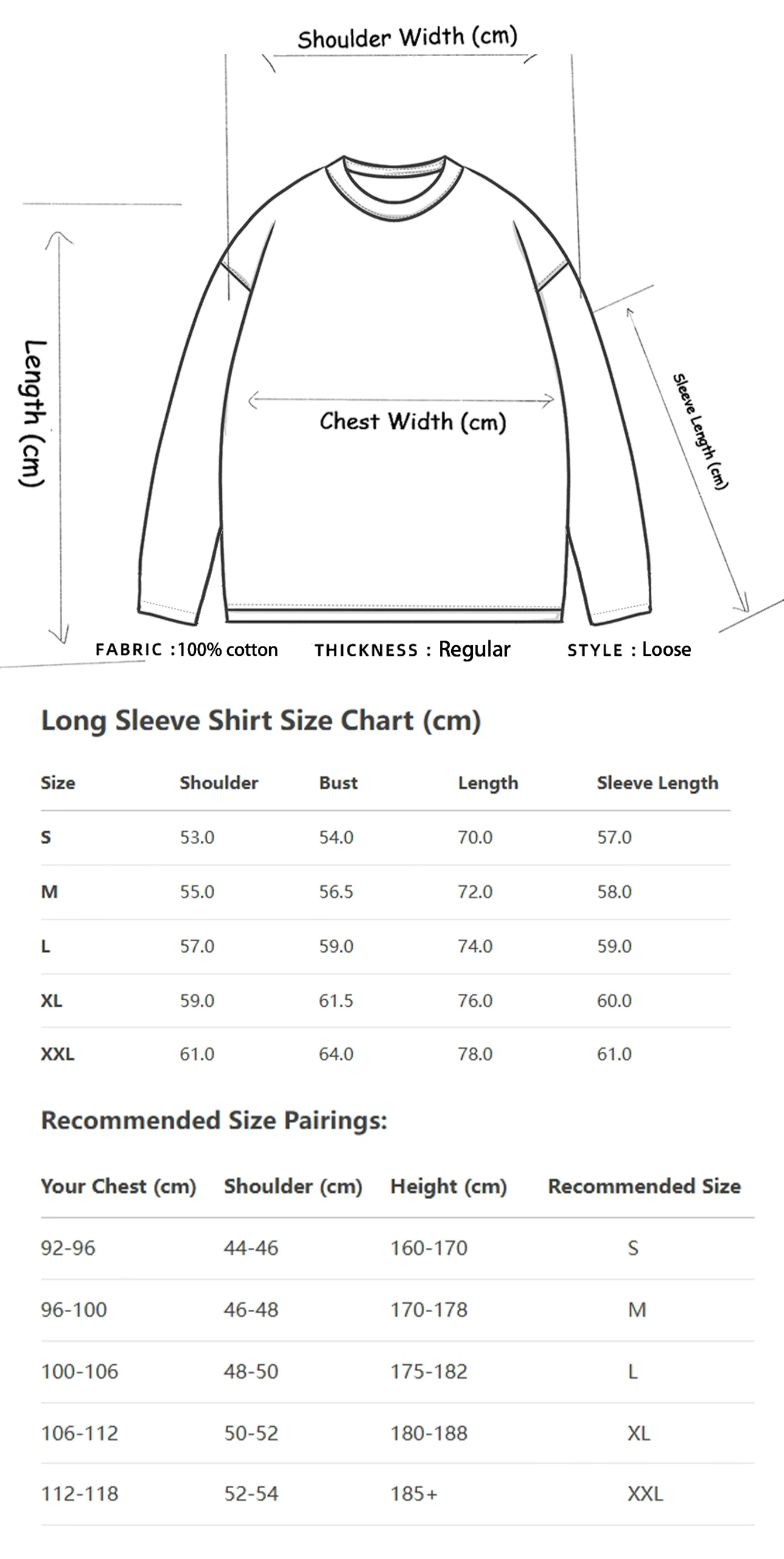 عادية الرجال فضفاض كم طويل تي شيرت موضة بلون بلوزات مستديرة العنق Y2k جودة عالية 100% القطن الذكور المحملة