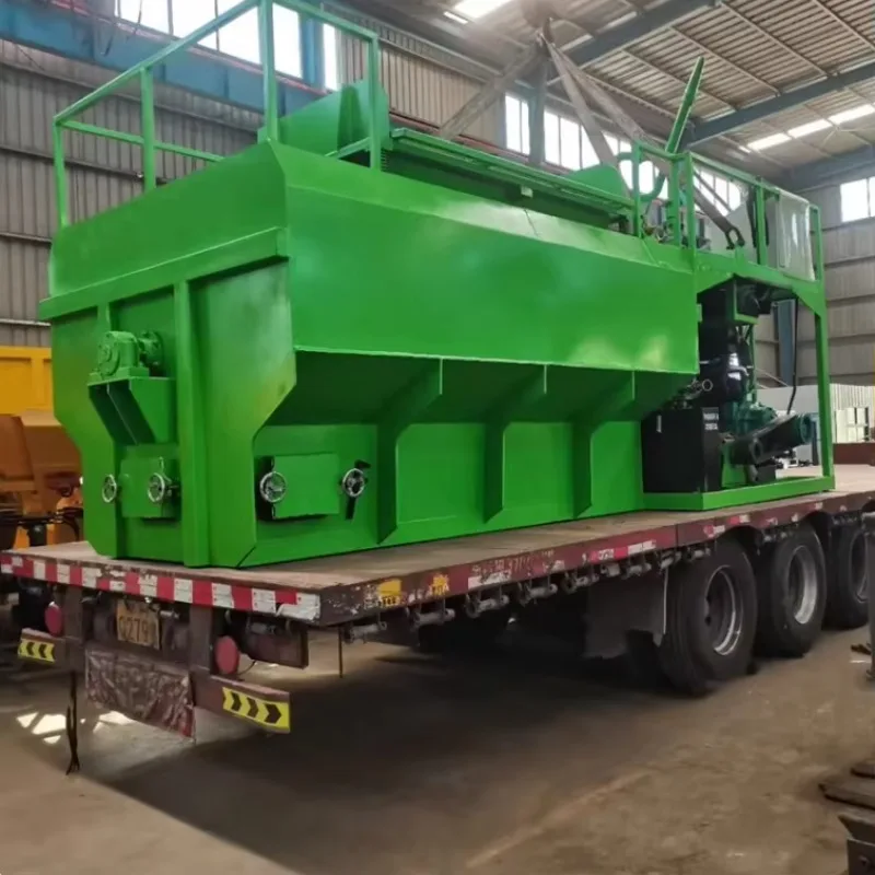 High Pressure Hydroseeding Equipment Long Distance Spraying Grass Seeding Machine For Steep Slope Greening Works