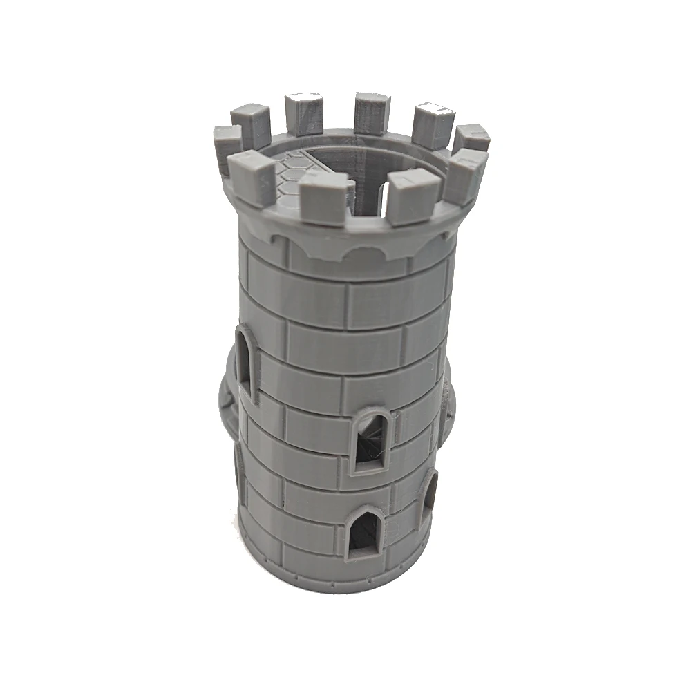 DND Medieval Dice Tower Twister Accessory for Role Playing Board Games Tabletop Rolling Castle Tray