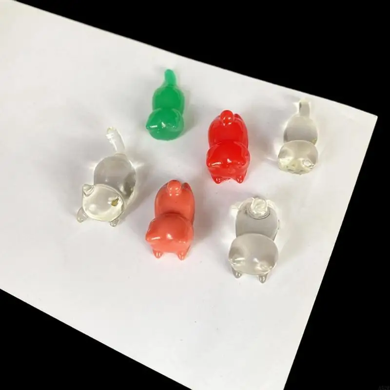 A52E Flexible Epoxy Resin Mold Three Cats Accessories Molds Jewelry Mould Ornament Flexible Silicone Molds for Art Classes