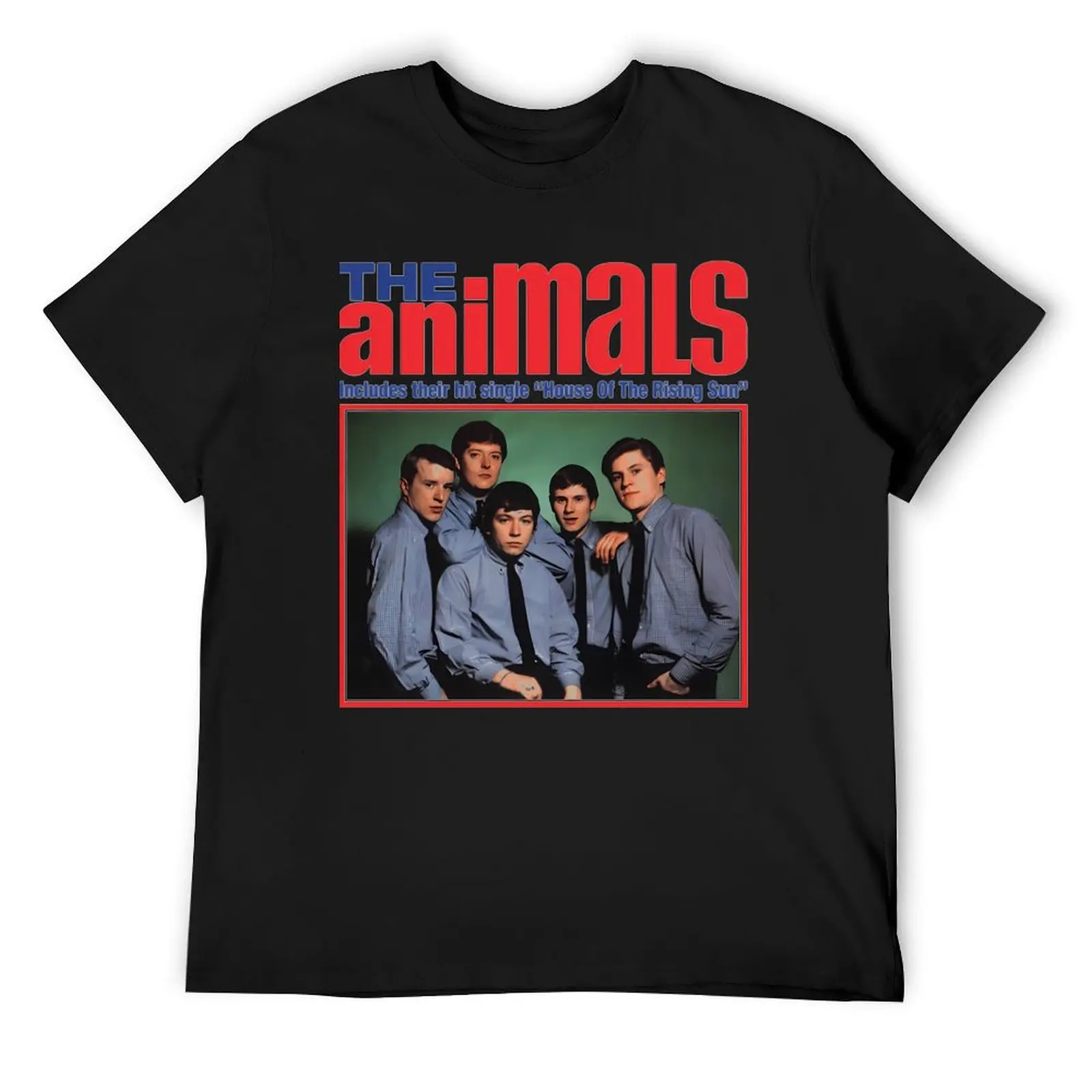 

The Animals T-Shirt cotton graphic tees blacks Luxury man t shirt for men