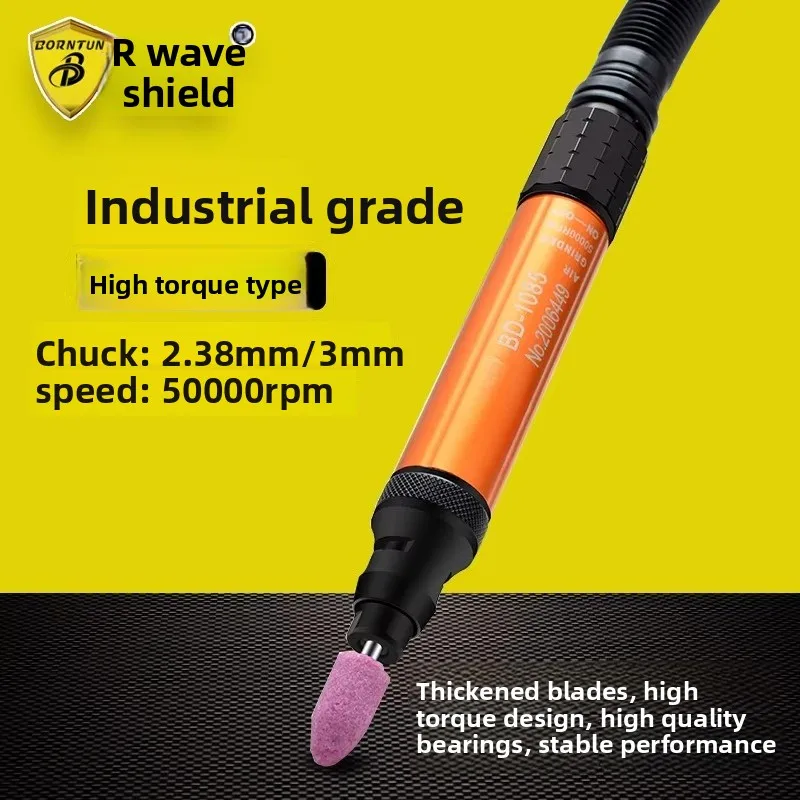 Wave Shield High Torque Pneumatic Grinder Polishing Machine Air-Powered Polishing Machine Air Grinding Pen Engraving Grinder Bd-1085